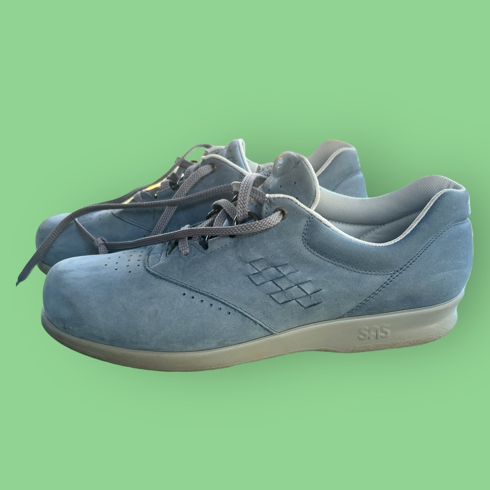 SAS Free Time Walking Shoe Tripad  Comfort Blue Denim Women’s Size 9.5 Soft Sole